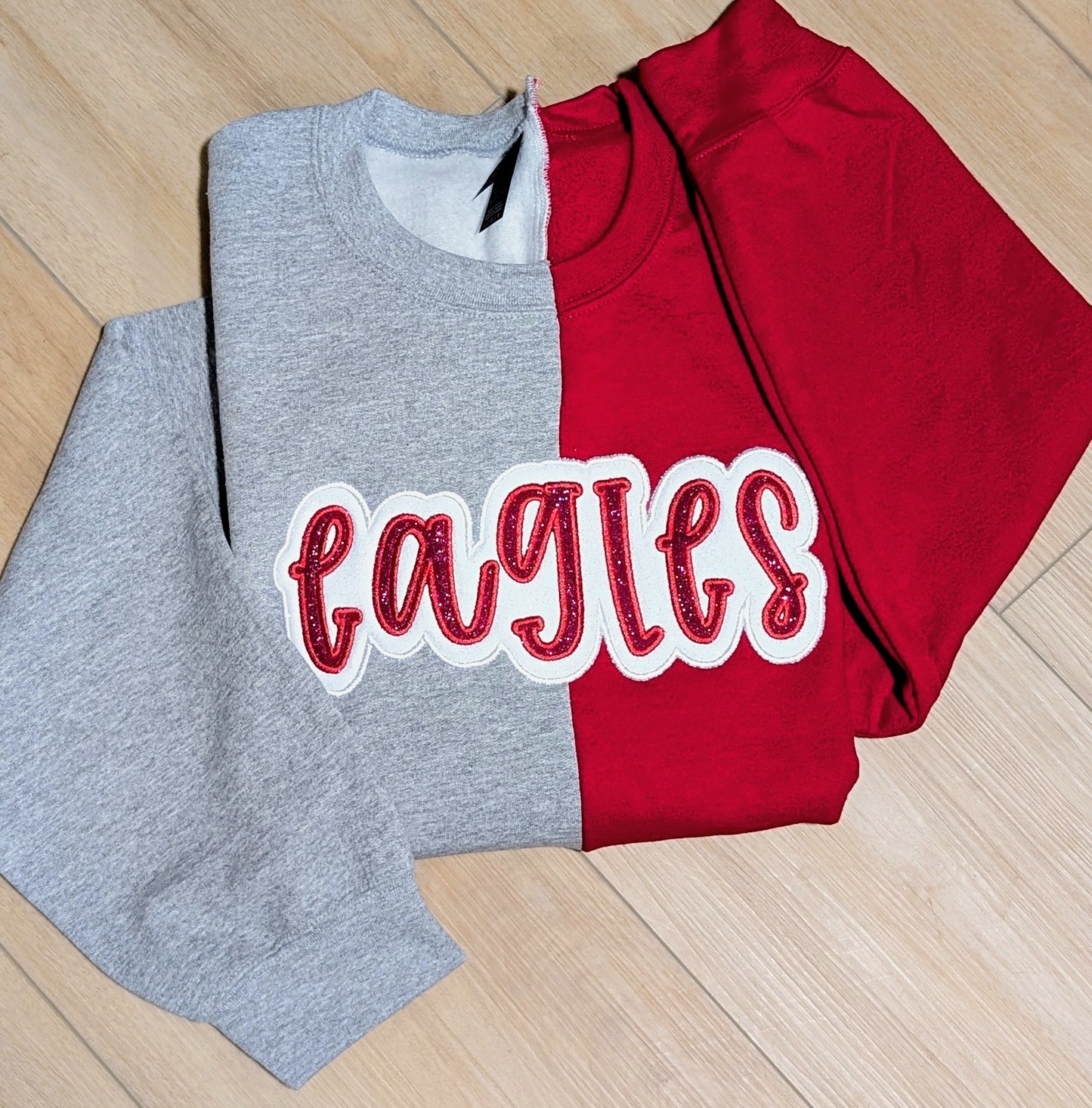 Color Block Spirit Wear Sweatshirt - Eagles